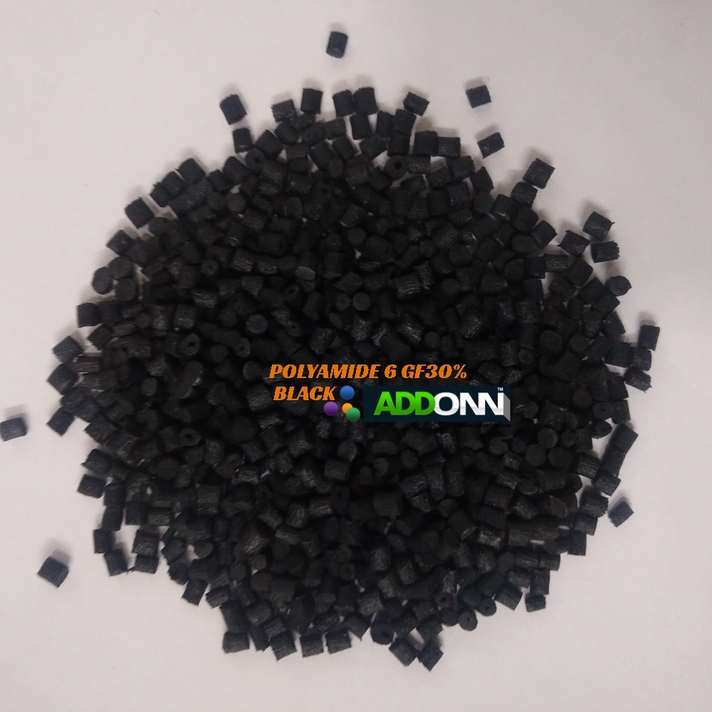 PA6 Reinforced 30% black Plastic Pellets