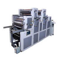 Three Color Non Woven Bag Printing Machine - Metal Build, Automatic Operation | Computerized Control System, Human Machine Interface, Warranty Included