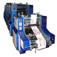Computer Stationery Printing Machine - Metal Build, Custom Size Options, One To Four Color Printing | Automatic Grade, Human Machine Interface Control, 1 Year Warranty