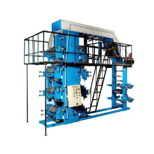 Blue 8 Colour Flexographic Printing Machine