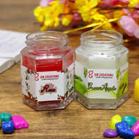Gw Creations Hexagonal Jar Candle - Color: Different Available