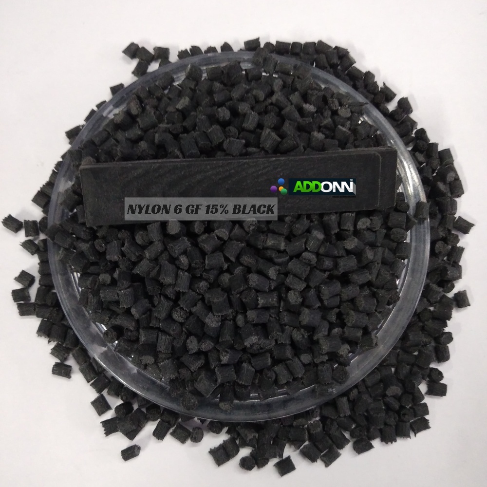 Polyamide 6 GF 15% Black Industrial Plastic Pellets