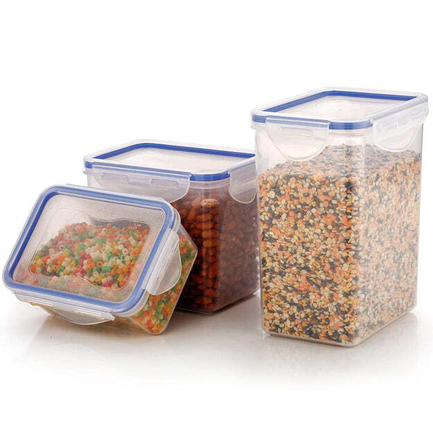 CLASSICS RECTANGULAR PLASTIC AIRTIGHT FOOD STORAGE CONTAINERS