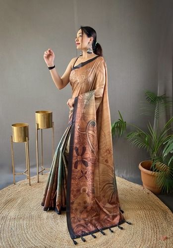 satin  pure   cotton   saree