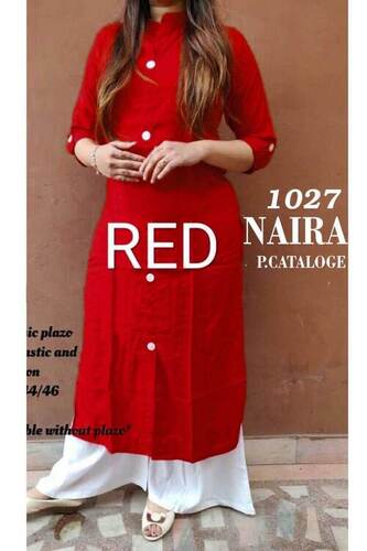 Reyon Kurti With Plazo