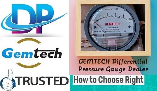 GEMTECH Differential Pressure Gauge Dealers Nr Maharaja Agrasen Hospital