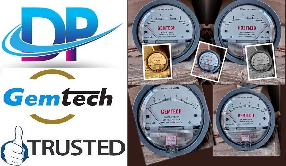 GEMTECH Differential Pressure Gauge Dealers Nr Maharaja Agrasen Hospital