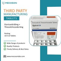 Aceclofenac100mg  Thiocolchicoside 4mg Tab - Drug Type: General Medicines