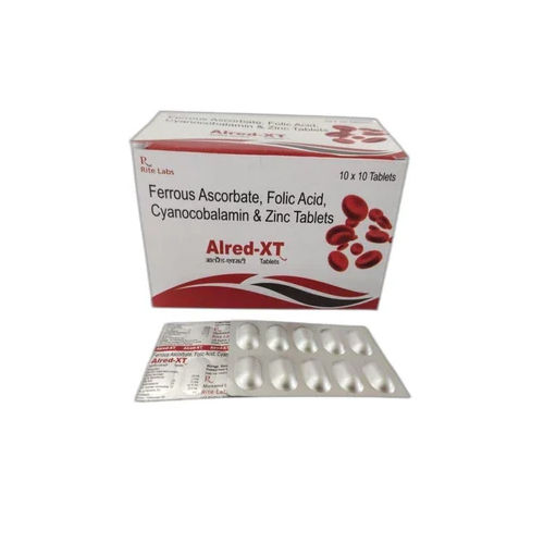 Ferrous Ascorbate Folic Acid Cyanocobalamin And Zinc Tablets.JPG