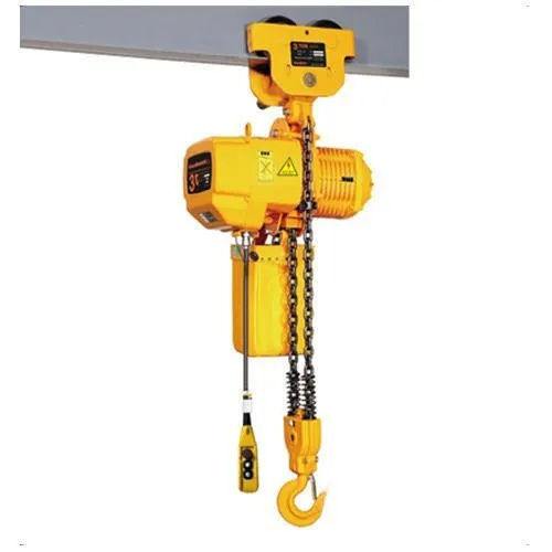 Yellow Industrial Electric Chain Hoist