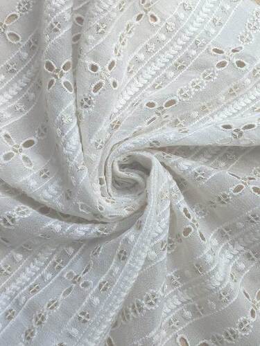 Madhav fashion Schiffli Embroidery fabric
