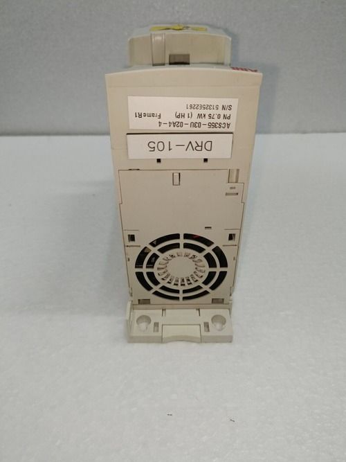 ABB ACS355-03U-02A4-4 with ACS-CP-A Keypad 0.75kw 1hp 3 phase 400-480V 2.4A Vfd