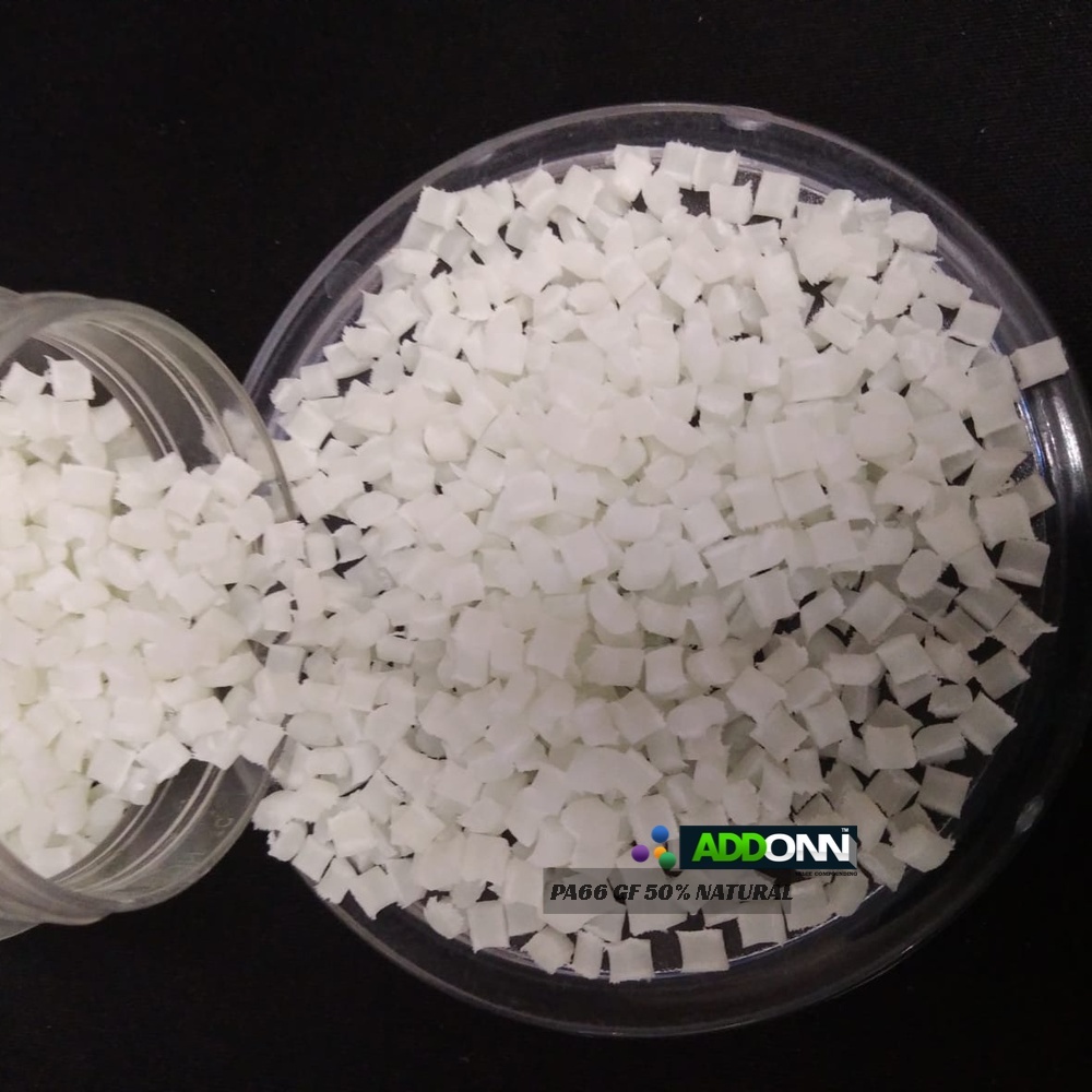 Nylon 66 Glass Fiber 50% Natural Plastic Raw Materials Granules