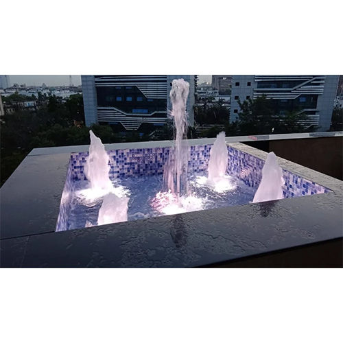 Customised Foaming Jet Fountain