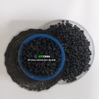 PP TF 10% Black Plastic Raw Materials