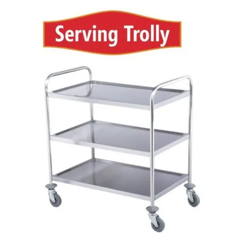 SS Food Serving Trolley