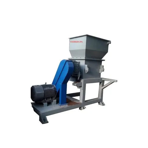 Single Shaft Plastic Shredder Machine - Heavy-Duty Steel Frame, High-Efficiency Motor, Versatile Waste Processing