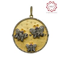 Finish Designer Round Disk Pendant