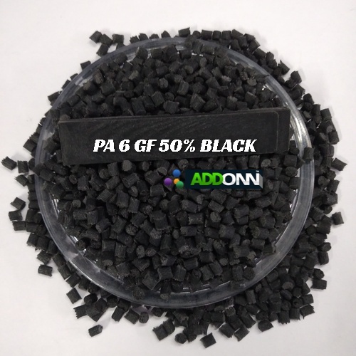 Polyamide 6 Nylon 6 GF 50 Black Plastic Raw Materials Impact Modified Grades Granules