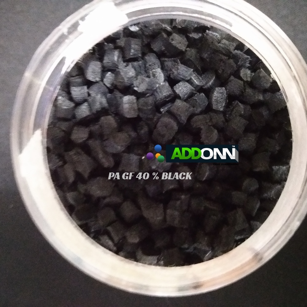 Nylon 66 GF 40 Black Plastic Raw Materials PA66 Glass Filled Pellets