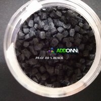 Nylon 66 GF 40 Black Plastic Raw Materials PA66 Glass Filled Pellets