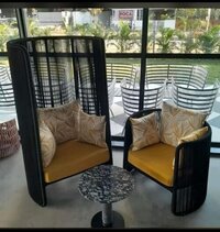 Braided Rope  Chair And  Table No Assembly Required