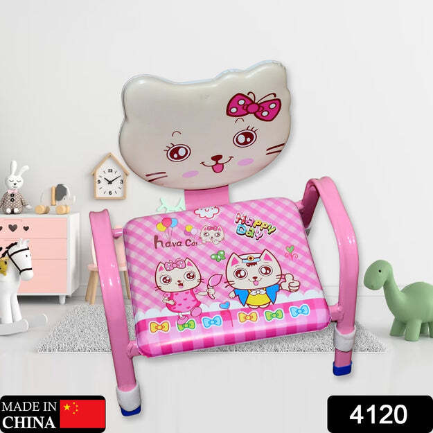 CARTOON BABY CHAIR STRONG STEEL CUSHION