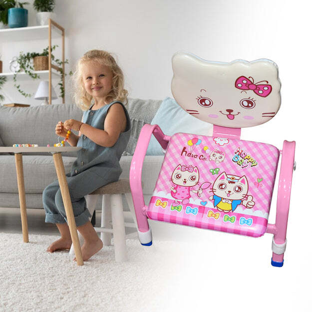 CARTOON BABY CHAIR STRONG STEEL CUSHION