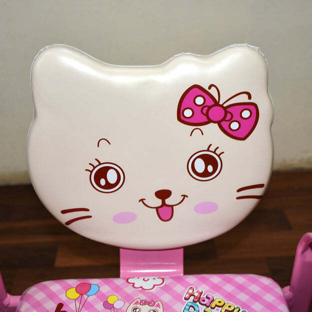 CARTOON BABY CHAIR STRONG STEEL CUSHION