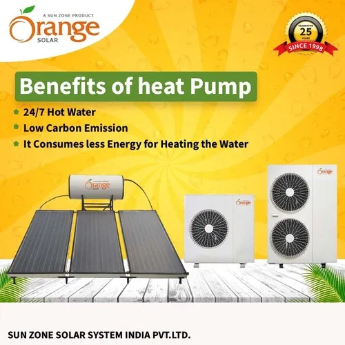 Orange Pressurized Solar Water Heater