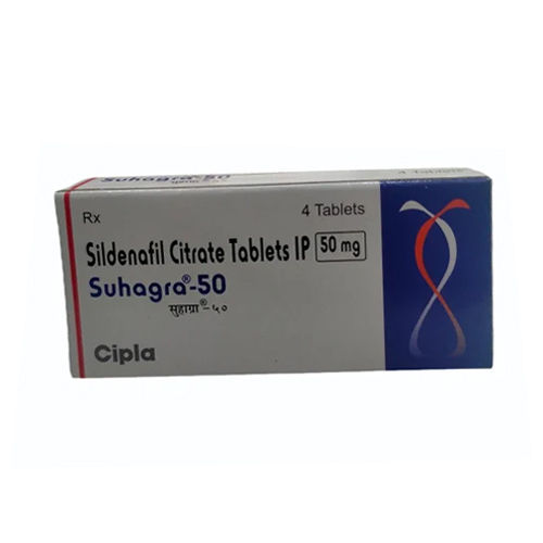 Suhagra 50Mg Tablets - Ingredients: Sildenafil (50Mg)