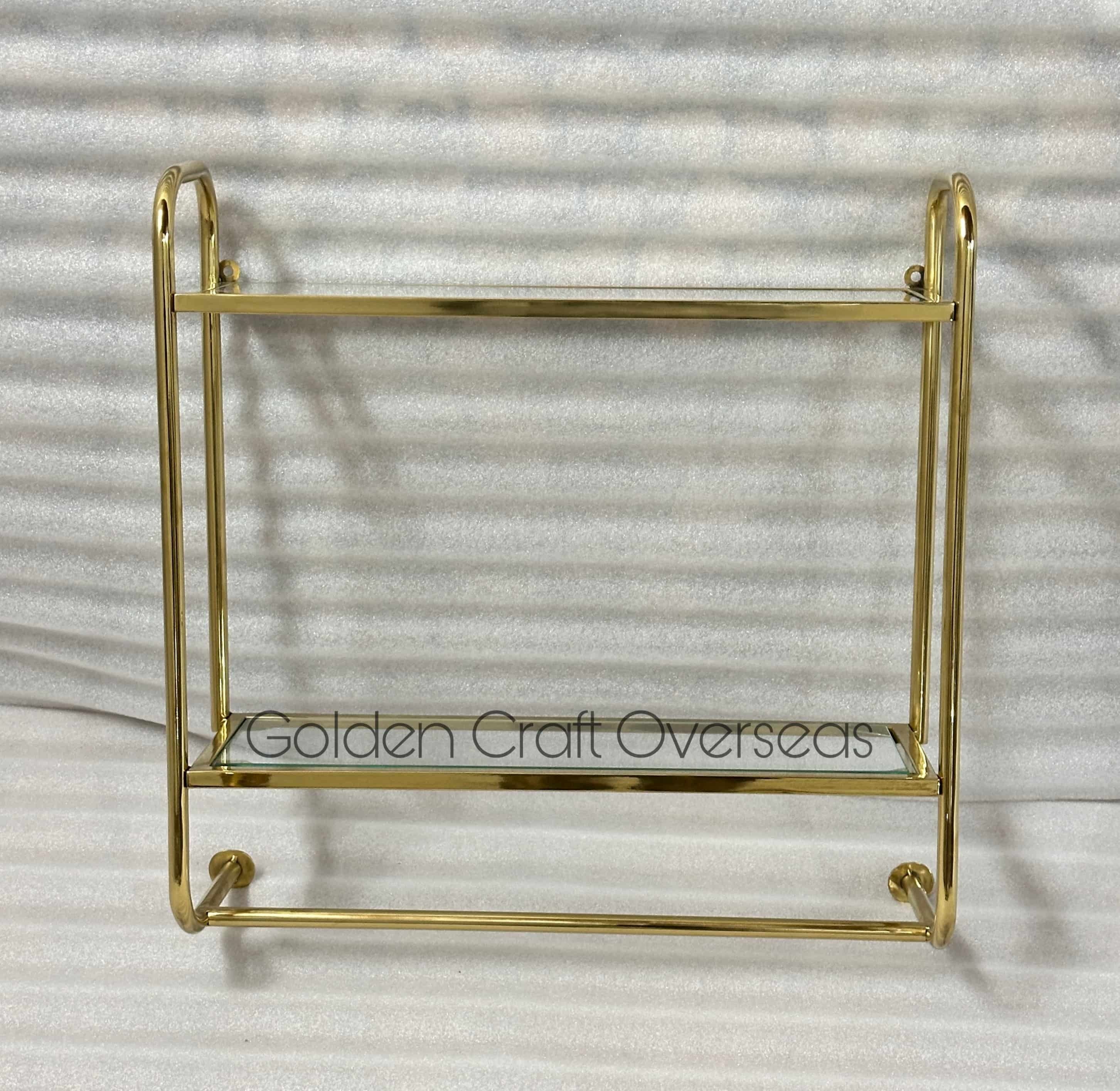 Bathroom Accessories Holder aka towel holder in stainless steel gold pvd coated high end finish