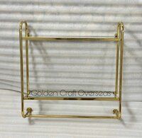 Bathroom Accessories Holder aka towel holder in stainless steel gold pvd coated high end finish