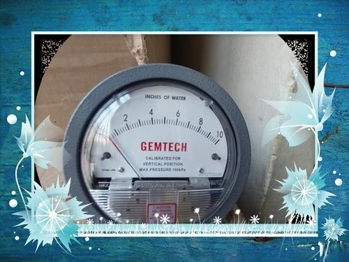 GEMTECH Differential Pressure Gauge Wholesaler In Hospital Industries