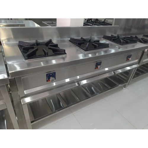 Two Burner Chinese Cooking Range Application: Industrial