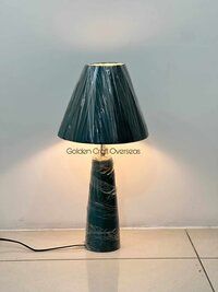 Wood Fabric Table Lamp