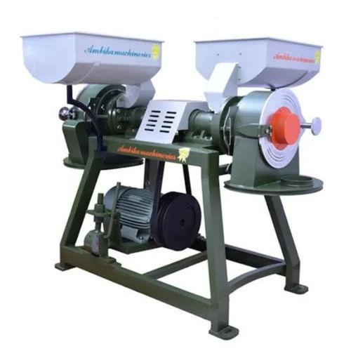 White And Green Double Stage Double Head Pulverizer Machine