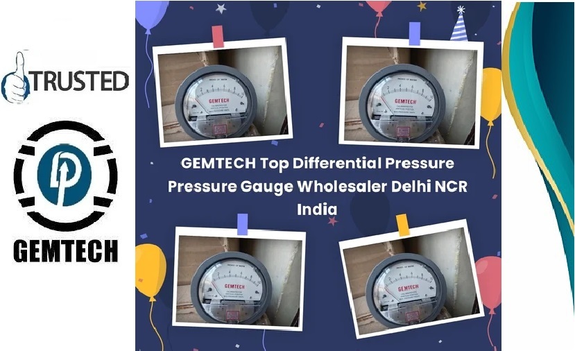 GEMTECH Differential Pressure Gauge by Lnjp Hospital