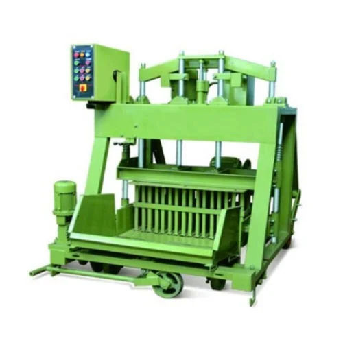 Green Stainless Steel Solid Block Machine