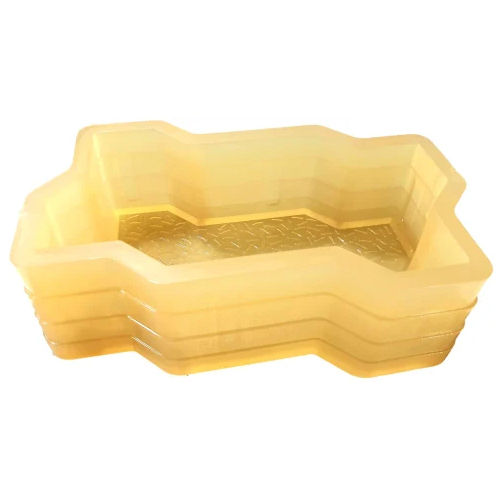 Yellow 40 Mm Plastic Paver Mould