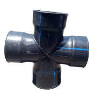 Hdpe Socket Cross Tee - High-density Polyethylene, Galvanized Finish, Various Colors Available | Ansi Compliant, Durable With Warranty