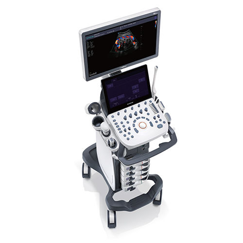 P15 Trolley Color Doppler Ultrasound Machine - Material: Steel & Pvc