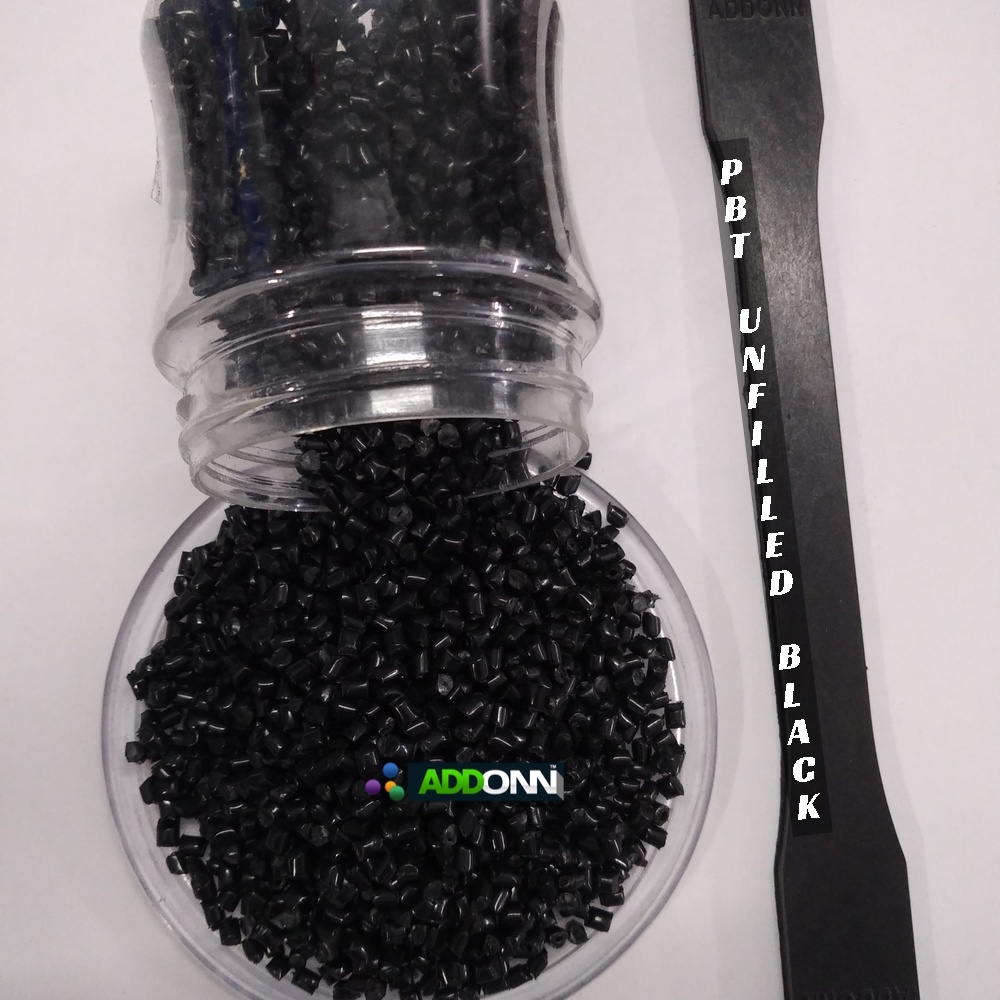 PBT Unfilled Black pellets PBT Plain Plastic Raw Materials