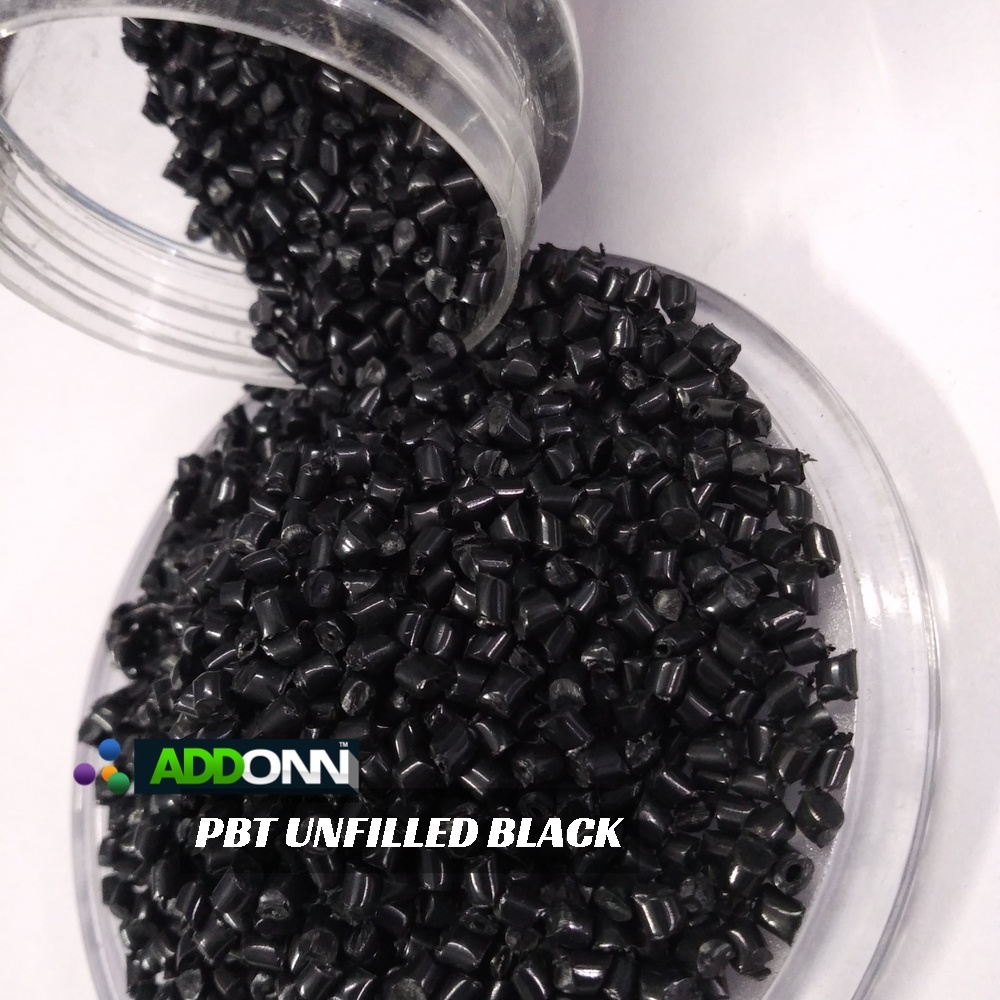 PBT Unfilled Black pellets PBT Plain Plastic Raw Materials