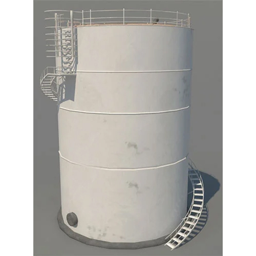Mild Steel Cylindrical Oil Silos