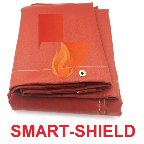 Red Fire Blankets