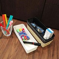 PLASTIC MULTIPURPOSE DESK ORGANIZER TRAY OFFICE DRAWER DIVIDERS STORAGE