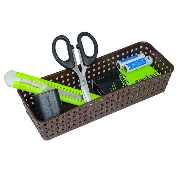 PLASTIC MULTIPURPOSE DESK ORGANIZER TRAY OFFICE DRAWER DIVIDERS STORAGE