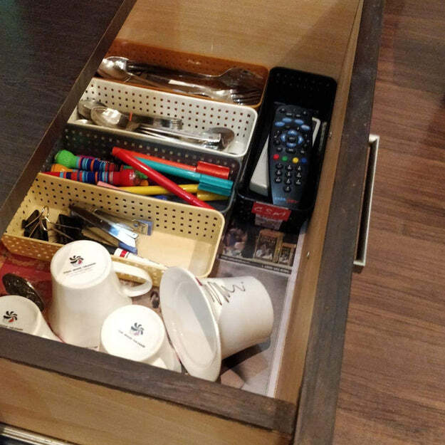 PLASTIC MULTIPURPOSE DESK ORGANIZER TRAY OFFICE DRAWER DIVIDERS STORAGE