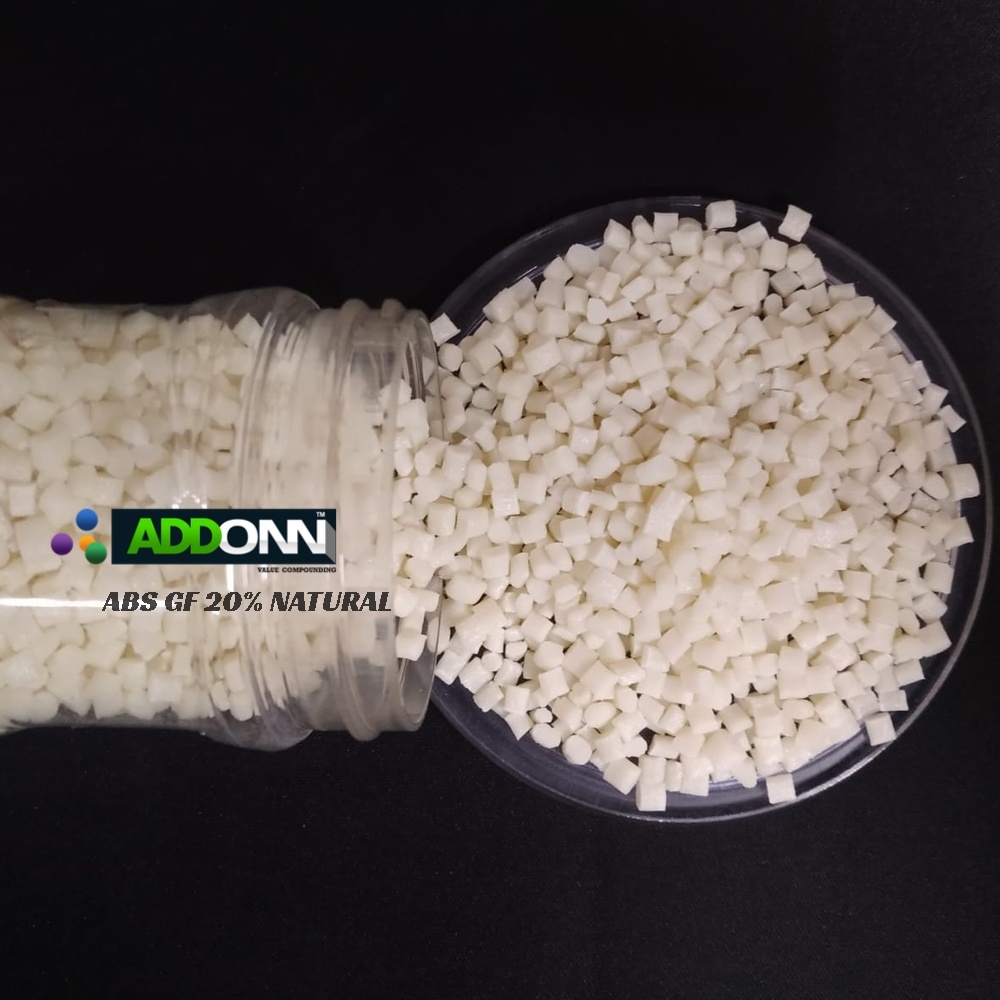 ABS Glass Filled 20% Natural Plastic Pellets ABS Raw Materials